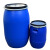 铁箍桶加厚全新料PE大口圆桶涂料桶60L125L150L200化工桶带盖胶桶 150L（不带盖和铁箍）+漏水孔