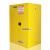 适用于GA锁固迪安危险化学品柜防爆柜易燃液体储存柜防火安全柜双人双锁 45加仑黄色