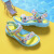 牧童2022年夏季新款女童凉鞋公主风儿童时装沙滩鞋EVA防滑软底女童鞋 粉红色 25