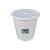 特厚大白桶塑料发酵桶储水桶级圆形桶熟料120升胶桶100升 加厚100L桶无盖无铁耳白色