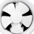 金羚排气扇8寸圆形橱窗玻璃卫生间厨房浴室换气扇APC20-3-1