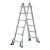 多功能折叠梯工程梯家用梯子伸缩梯人字梯小巨人梯升降加厚铝合金 小巨人7步梯