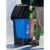 大容量带盖干湿分离垃圾分类二合一双桶商用脚踏家用可回收垃圾桶 16L双桶 /咖啡加黑/ 干垃圾+湿垃圾