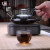 轻奢创意财鼠耐热烟灰色玻璃茶壶猫眼电陶炉煮茶蒸茶壶泡煮水茶壶 【烟灰】财鼠壶