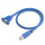 福为胜（FUWEISHENG)USB3.0延长线 带耳朵螺丝孔数据连接线 黑色0.5米 FWS-USB3.0H 0.5M
