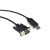 USB转DB15 三排15针 DVP-15MC控制器 RS232 RS485串口通讯线 RS232信号 1.8m