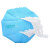 保为康 9611防颗粒物折叠式防护口罩（头带式 KN90）蓝色 10只/包 1包价格20包起订