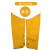 电焊皮套袖 焊工防护用品皮电焊套袖防烫护袖加长加厚防护 T黄色袖口双纽扣套袖(长60cm)送