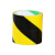 力畅 反光警示胶带 PVC 黑黄色5cm*17米 黑黄相间