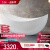 特拉维尔北欧简约月亮形亚克力浴缸家用个性化创意独情侣立式船形浴缸 亮光白 1.8m