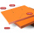花乐集橘红色电木板胶木板黑色电工绝缘板板材定制加工 橘红电木200*200*5=2张
