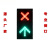 2300浙江省型LED交通信号灯地磅闸道驾校红绿灯指示灯装饰灯 3000型双灯自动