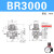 BR4000减压阀调压阀 BR3000 带表带支架