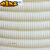 品质PVC波纹管16 20 25 32电工穿线套管白色阻燃塑料电缆护套软管4分 外径25mm 15米