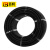 百舸 塑料波纹管黑色PP材质防水阻燃软管穿线管可开口电线护套管 PP阻燃AD28.5(内径23）50米