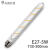 LED灯泡透明柱形灯丝玻璃灯管T30复古300mm长条爱迪生清光灯泡 185mm-3W 白