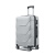 袋鼠四件套行李箱abs旅行箱包大容量拉杆箱密码拉链箱包 银色 28寸
