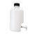 垒固  优质塑料放水桶 25L（HDPE黑盖）