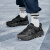 斯凯奇（Skechers）男款MAX星迈运动鞋系列运动鞋城市户外越野跑鞋科技缓震跑步鞋 BBK全黑色 42.5