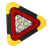 安晟达 太阳能充电警示灯 LED应急故障三角反光应急灯三角架灯一灯小号