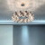 Frownies德国品牌水晶吊灯客厅灯北欧轻奢高端大气新款现代卧室灯餐厅吊灯 直径40cm-三色光