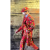DICIFY东北大花棉袄男冬季中长款过膝新中式国风设计感休闲西服外套 HMY001-红色风衣 M