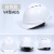 安达玻璃钢安全帽工地国标施工安全头盔建筑工程电工监理印字 V型透气白色 升级款 ABS