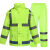 安先达雨衣 反光交通雨衣 防汛救援环卫雨衣套装  荧光绿 3XL 