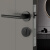 尚优不凡 分体式门锁 室内卧室木门机械门锁家用五金锁具室内门锁简约通用型房门锁 500-T2黑