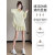 爱梦鸟（Aimengniao）休闲运动女装套装夏季防晒新款加长速干衬衫羽毛球网球短裙健身衣 两件套樱花粉 S