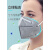 安美尚（ams）kn95活性炭防尘口罩防工业粉尘带呼吸阀雾霾打磨专用 200只-KN95活性炭口罩