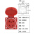 新国标防水插座户外防雨工业220V三孔16A五孔10A电源插座面板带盖 五孔10A插座面板 红色