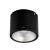NVC 雷士照明 LED射灯客厅背景墙嵌入式明装防眩04平光黑 NLED9184MIR-9W-3000K-04LED明装筒灯（红外感应）	