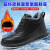 百舸 绝缘皮鞋 工作鞋轻便耐磨加绒加厚冬季保暖棉鞋 黑色低帮44BG-ZB-13666