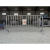 304不锈钢铁马护栏活动隔离超市地铁高铁学校防护栏双面定制logo 201材质32管19管12米高15米长