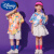 迪士尼（Disney）六一儿童演出服套装啦啦队舞蹈花衬衫港风幼儿园班服毕业演出服装 橘红短袖+白裤子+袜子 100