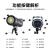 摄像灯常亮补光灯ZS-200BI LED视频直播摄影灯套装儿童拍照灯演播室摄像 ZS-200BI+八角柔光箱顶灯套装