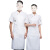 比鹤迖 BHD-3006 夏季薄款透气厨师工作服 短袖[白色]4XL 1件