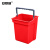 安赛瑞 保洁分色水桶 清洁车桶塑料桶分装桶 红色4L 7A00956