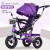 哈富龙溜娃神器婴儿推车可坐婴儿车轻便可折叠儿童哄娃神器0-3岁 紫色一键旋转+折叠+减震 12寸铝