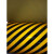 戴丹5cm10cm20cm黑黄红白道路标识反光膜地贴纸防水警示胶带反光贴条 黑色10公分457米
