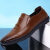  安巧象 男士单鞋司机商务厨师专用防水耐磨透气工作皮鞋  咖色 44 