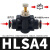 气动气管接头管道节流阀可调速阀限流阀LSA8 SA6 PA10 12 蓝LSA8