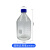 蓝盖试剂瓶螺纹口玻璃丝口瓶化学广口试剂瓶玻璃样品瓶实验密封瓶 蓝盖透明 2000ml