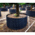 吉修控根器围树板黑色阻根板盆景花盆限根器塑料排水板挡水板螺丝底盘 厚度0.7kg/平方米 高20cm 【长2米】