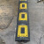 橡塑减速带PVC尼龙减速板道路缓冲带超高压集装箱工程车重车专用 橡塑方块33宽*3.6高