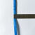 网状防碰螺纹保护套工零件仪器网套螺栓塑料护套网袋轴类防护网 平铺10mm蓝色（适合直径8-20毫米） 每公斤6