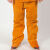 防阻燃电焊工作服防电焊焊接防护服耐高温防烫 橘色全皮裤子 XL