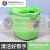 德国品质手动挤水桶手压地拖桶拖地拖把桶塑料旋转拧水单桶老式墩布 502苹果绿+多加一个沥水篮