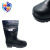 威姆仕黑色加厚防滑雨鞋保暖耐寒防水防油耐脏耐磨雨靴 42码